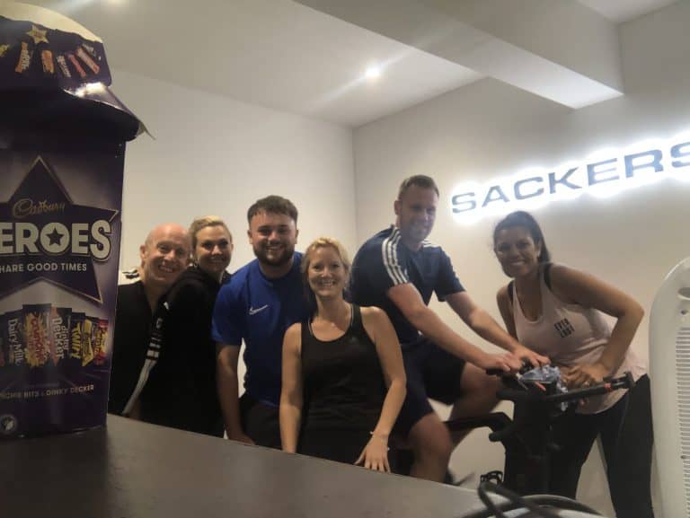 Sackers re-cycling challenge
