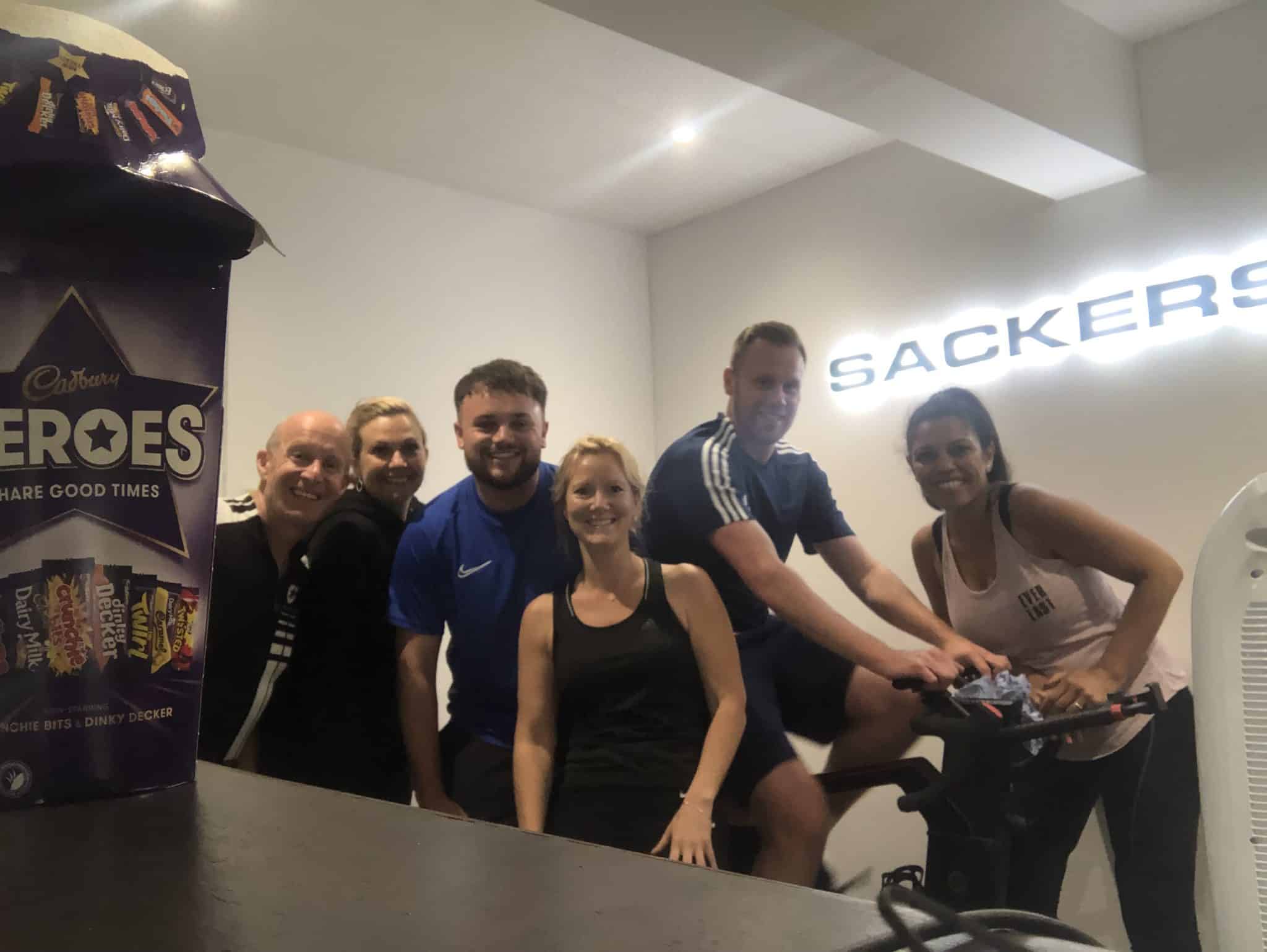 Sackers re-cycling challenge