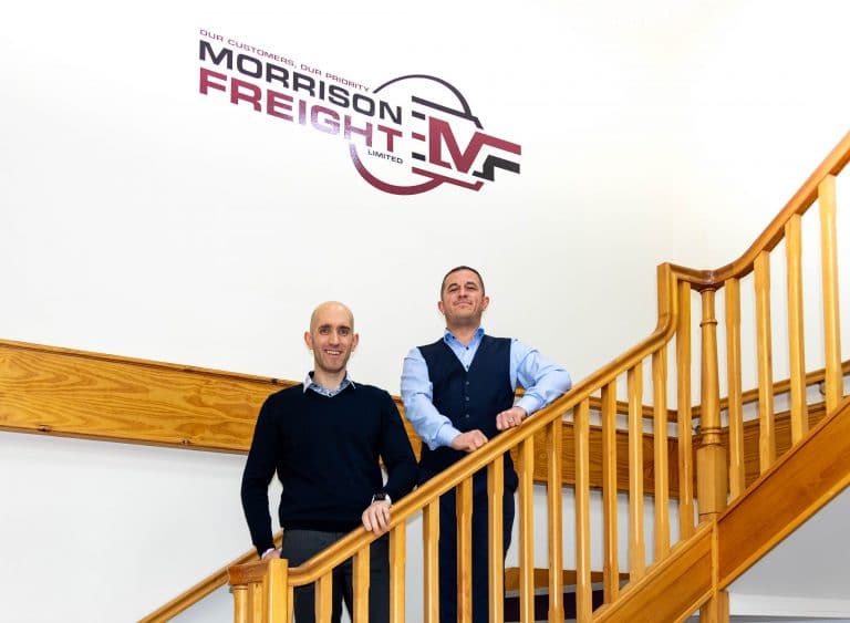 Darren Ryan and Lee Steward of Morrison Freight