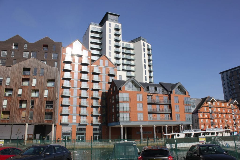 The Winerack flats development on Ipswich Waterfront