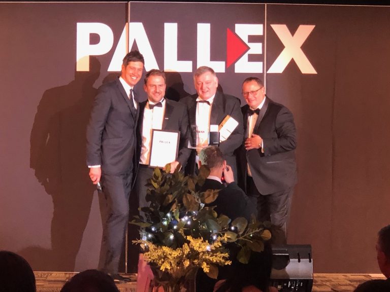 Suffolk Business award winners celebrating success at Pallex event.