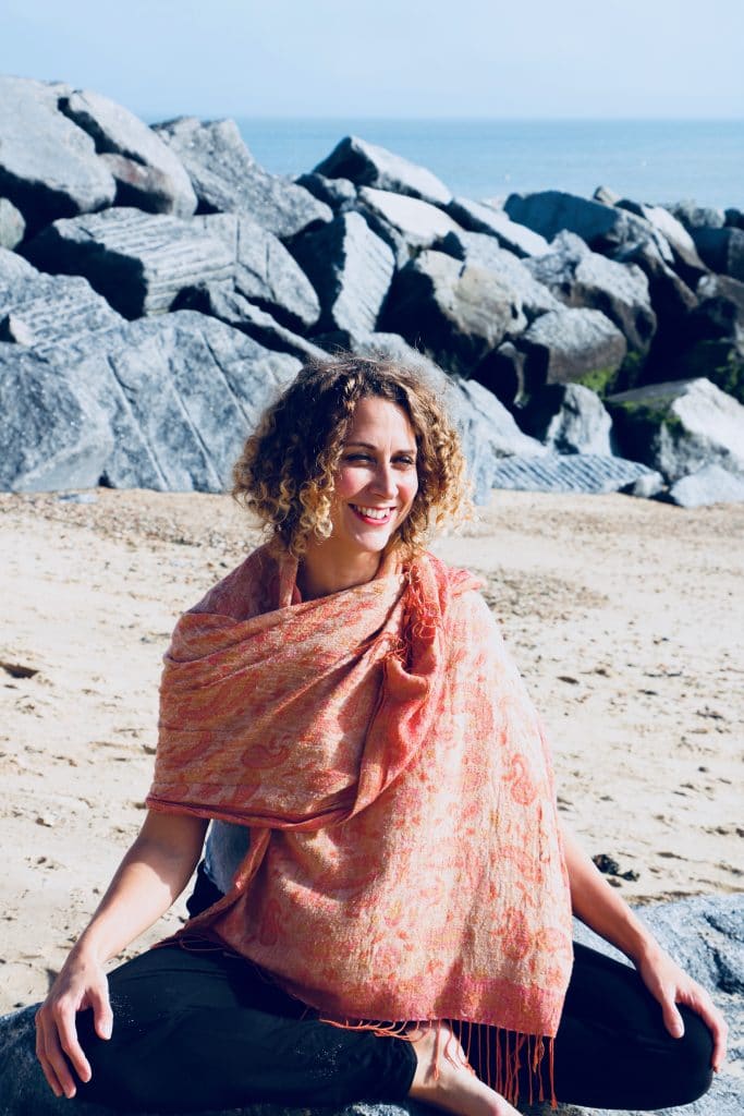 Yoga instructor Hannah McCarthy