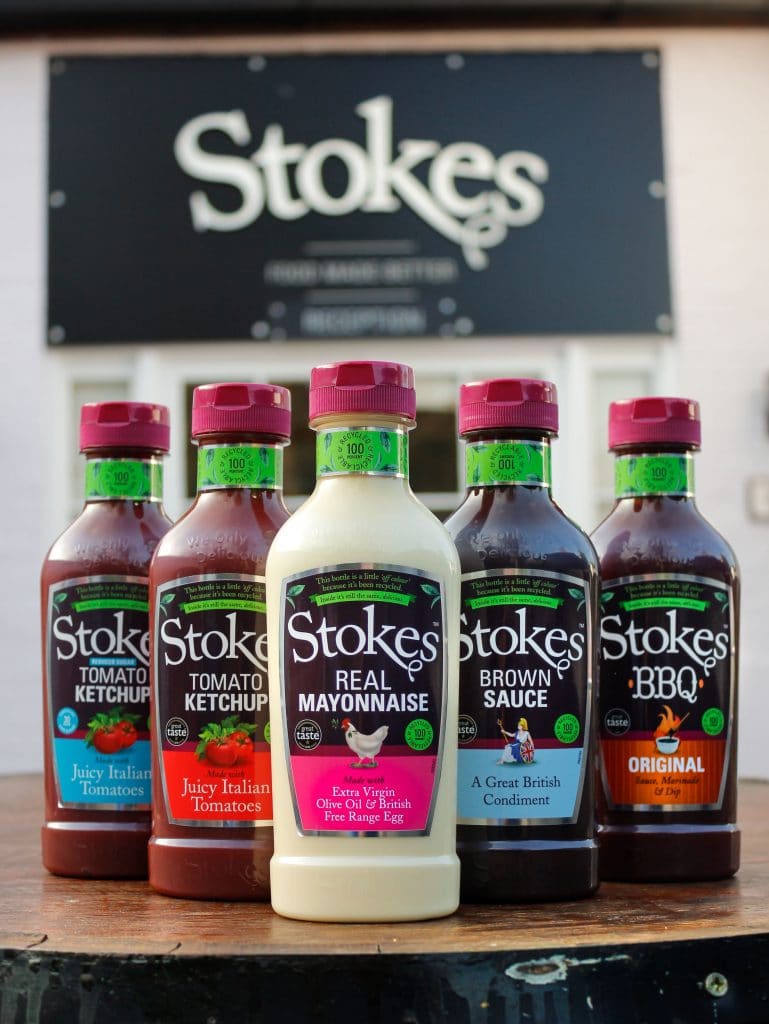 Stokes Sauces unveils 100 recycled and recyclable plastic sauce bottle