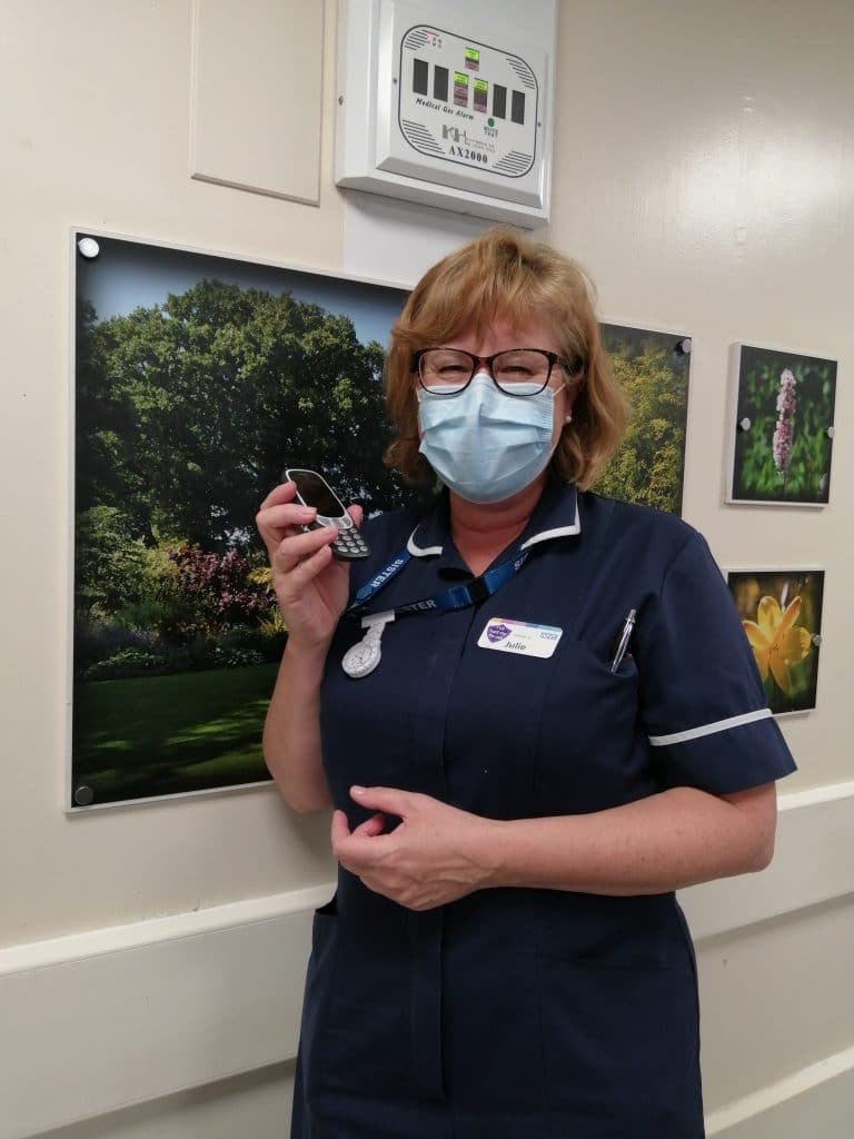 Julie Tomlinson, a ward sister at Ipswich Hospital