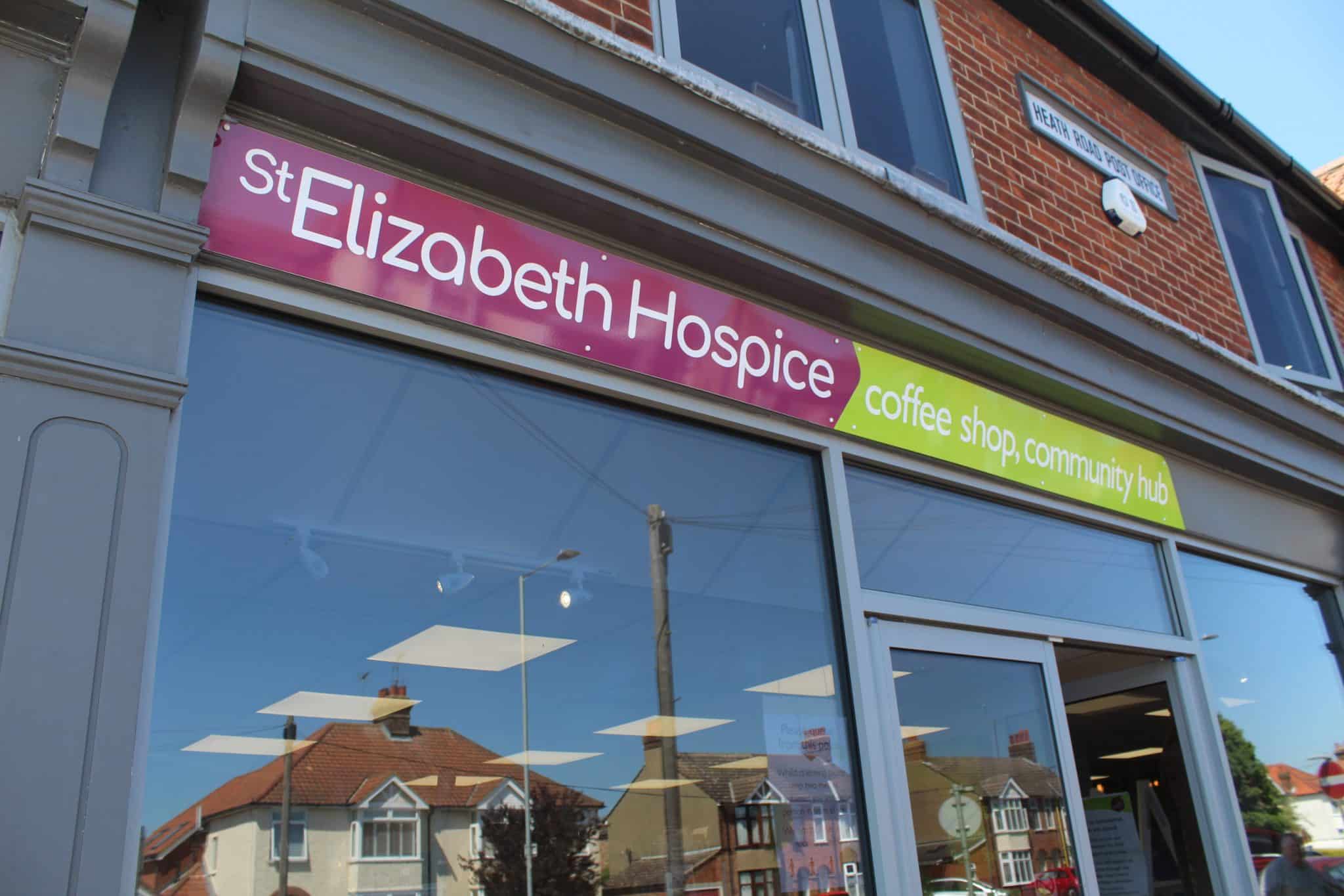 St Elizabeth Hospice coffee shop and community hub in Suffolk.