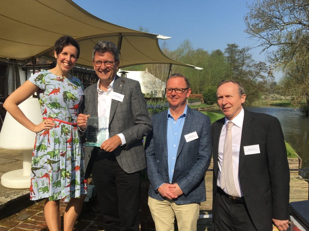 Pippa Jacob, Nick Jacob, Shaun Soanes and Hugh Bunbury of NJ Architects