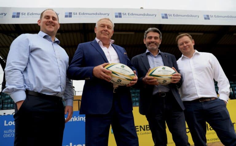 Bury St Edmunds Rugby Club sponsor St Edmundsbury Wealth Management